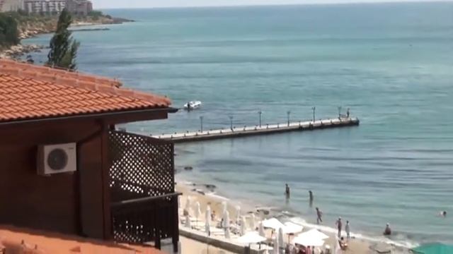 Трехкомнатная квартира с фронталным видом на море в к-се Райский Сад, Святой Влас Болгария смотреть онлайн