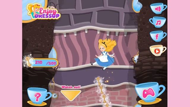 Kids Funny Play - Princess Alice Back From Wonderland - Game For Girls смотреть онлайн