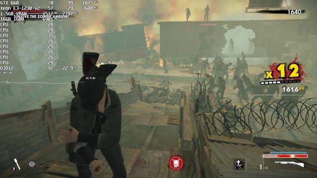 Zombie Army 4: Dead War - Xeon E3-1230 v2 - GTX 660 - 16GB RAM смотреть онлайн