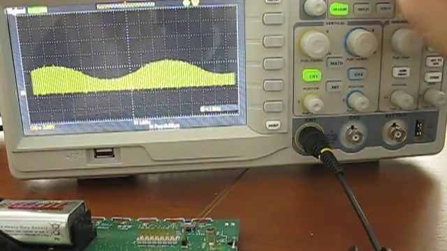 Siglent SDS1022DL захват глитча 25 нс смотреть онлайн