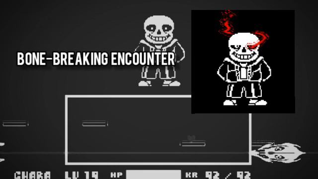 No AU | Bone-Breaking Encounter - Megalovania Remix смотреть онлайн
