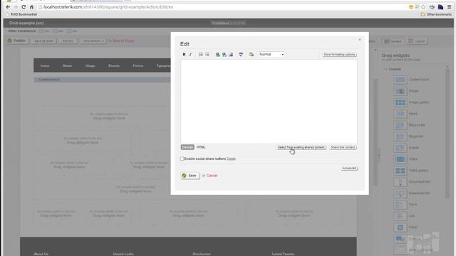 Twitter Bootstrap grid with Sitefinity layouts смотреть онлайн