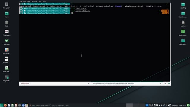 playing with dotnet core 3 - shortcuts aliases, vim settings vimrc and html tags смотреть онлайн