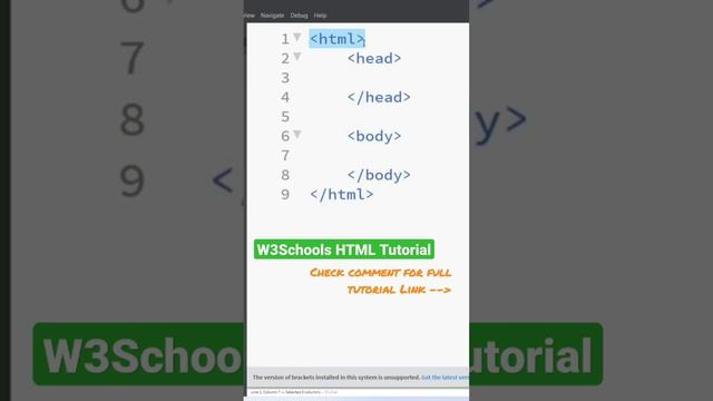 W3Schools HTML Tutorial #w3schools #html #css #html5 #htmltutorial #zeeshanacademy смотреть онлайн