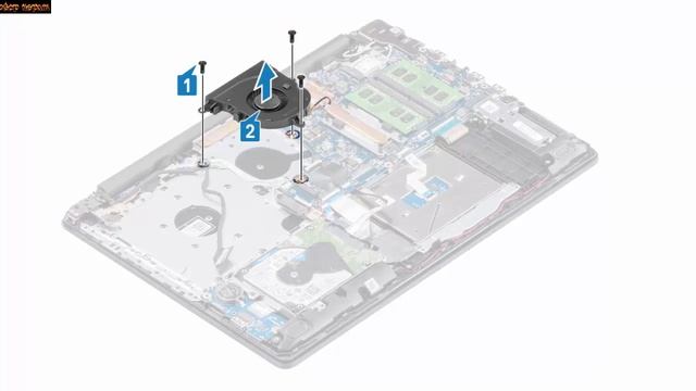 Dell Vostro 3591 (With optical drive) Disassembly and fan cleaning Laptop repair смотреть онлайн