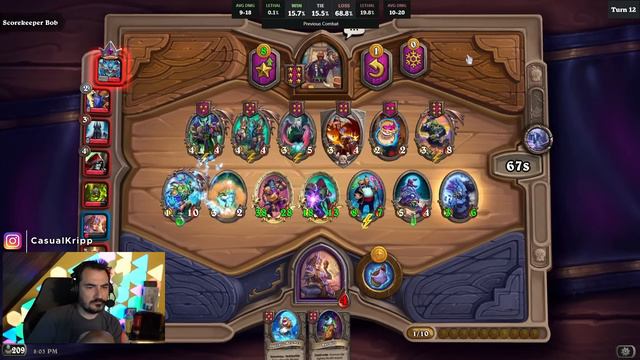 BRAGGART INSURANCE IS MY TOP PICK! - Hearthstone Battlegrounds смотреть онлайн