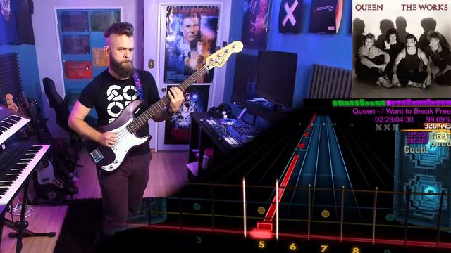 Queen - I Want to Break Free | BASS Tabs & Cover (Rocksmith) смотреть онлайн