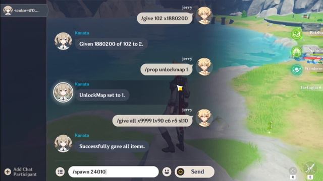 Basic commands in genshin private server | grasscutter смотреть онлайн