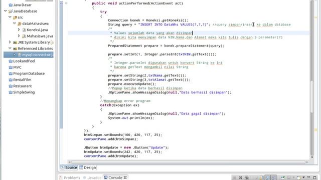 ProgramJavaDatabase смотреть онлайн