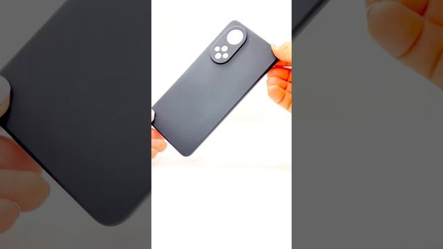 Силиконовый чехол с матовым покрытием для Honor 50 Черный смотреть онлайн