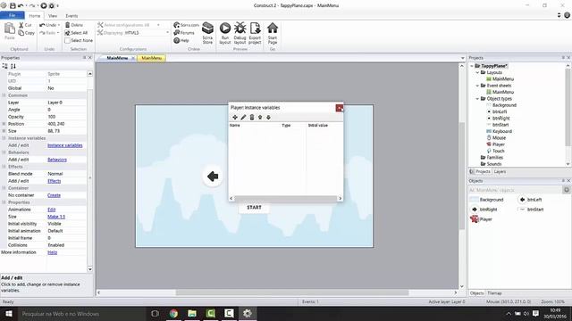 Construct 2 - Tappy Plane - 02 Tela Inicial смотреть онлайн