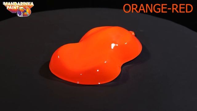 Флуоресцентная краска ORANGE-RED смотреть онлайн