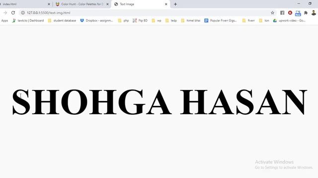 Put an Image in Text Using HTML & CSS смотреть онлайн