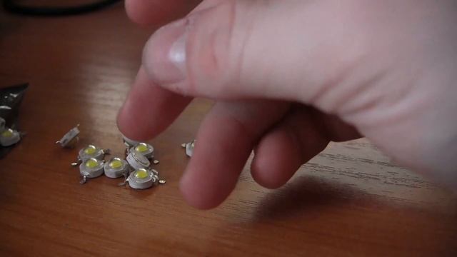 распаковка светодиоды 1w 100шт