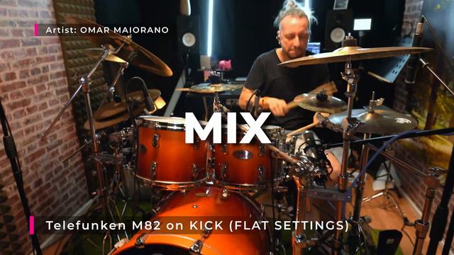 Big Kick Drum Recording! - Telefunken M82 Kick Drum Microphone смотреть онлайн