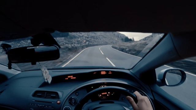 RAW POV TOUGE RUN - Honda Civic Type-R FN2 @ Pen-y-Pass, Wales - PURE VTEC SOUND!