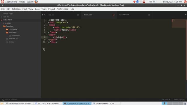 04 - Flask Web Development - render html template смотреть онлайн