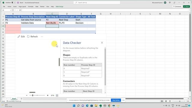 Design Process Flow Diagram - Using Visio Addin смотреть онлайн