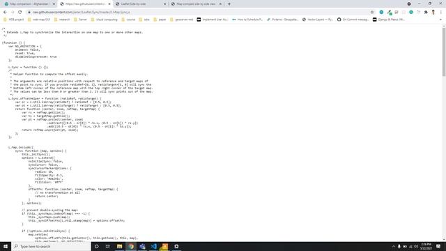 Map comparison leafletjs #PART 2 || side by side maps || tekson смотреть онлайн