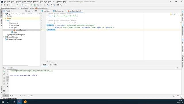 01 Perpustakaan Manager (Desain Layout menggunakan Scene Builder) смотреть онлайн