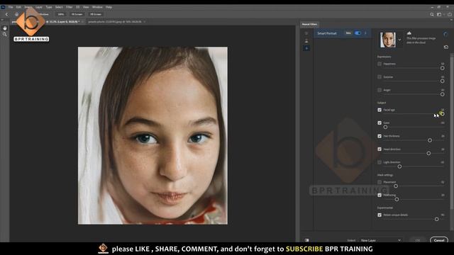 photoshop 2021 new features in telugu | photoshop 2021 neural filter || Bpr training смотреть онлайн