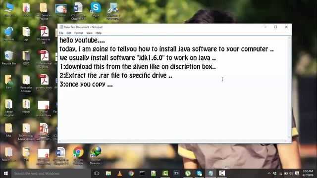How to download & install java jdk1.6.0 on Window 7,8,10 - Learn Java Fundamentals смотреть онлайн