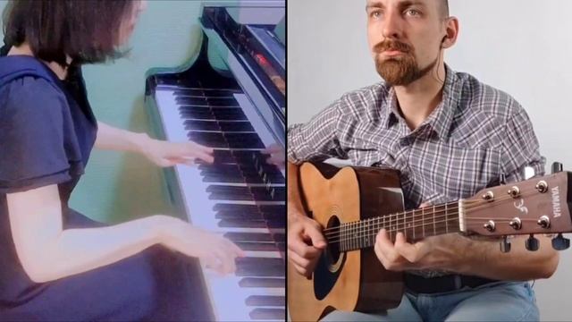 Иоганн Штраус Полька - пиццикато на гитаре и пианино смотреть онлайн