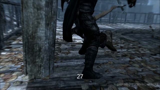 Skyrim - Patch 1.5 killcam montage смотреть онлайн