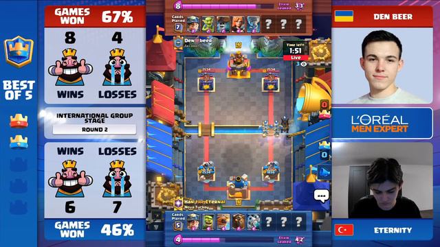[RU] Clash Royale Gamestars League: Season #1 | Групповой этап 2 | День 2 смотреть онлайн