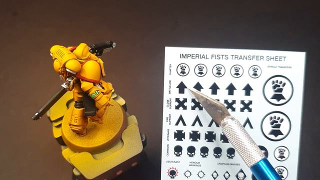 Speed Painting Grimdark IMPERIAL FISTS Space Marines - quick and easy tutorial! смотреть онлайн