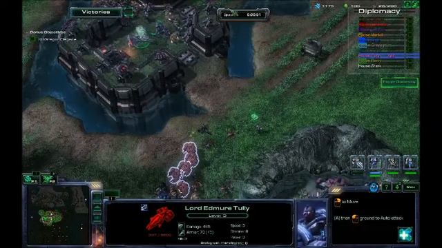 Starcraft 2 Game of Thones Clash of Kings of Ice and Fire Episode 1 смотреть онлайн