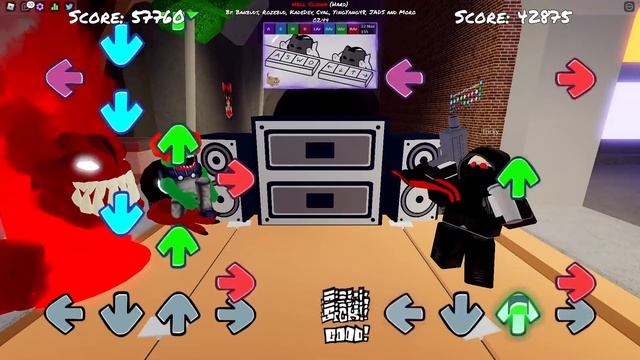 Pretending to be Tricky in Roblox Friday Night Funkin смотреть онлайн