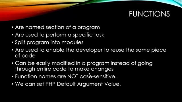 Functions In PHP - PHP Functions - Working With Functions - Types Of Functions (Part-2) (Hindi/Urdu смотреть онлайн