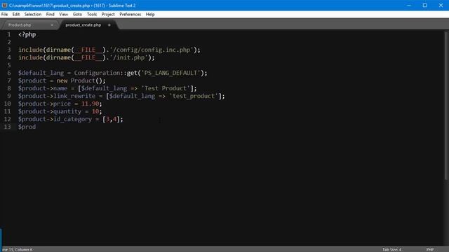 Create Products from PHP in PrestaShop смотреть онлайн