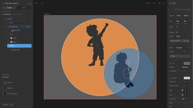 Rive: Kid Hero - #17 Layout and Clipping смотреть онлайн