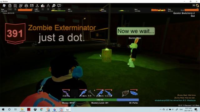 Roblox rise of the Dead: Completing the Easter butchery Part 2 mission in 1.4.9E update смотреть онлайн