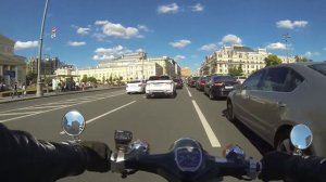 GoPro: Honda Super Cub 50 (125) катаю по Москве