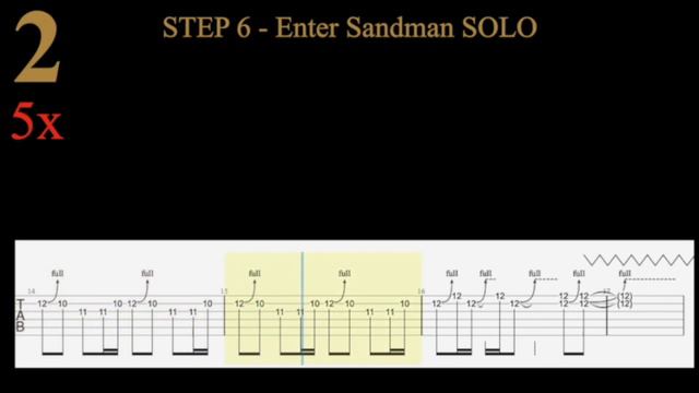 CHOP BY CHOP: The Solo Of Metallicas "Enter Sandman" смотреть онлайн