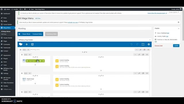 Mega Menu Setting and Link in Hostiko WordPress WHMCS Hosting Theme смотреть онлайн
