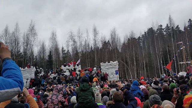 Штурм крепости. Бакшевская масляница 2019. смотреть онлайн
