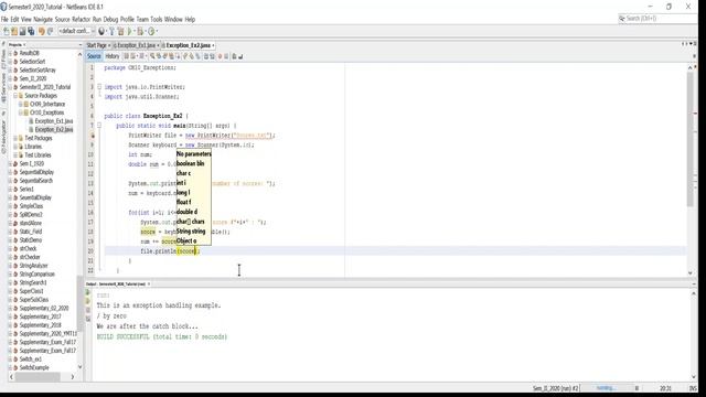 java exception handling part 2 смотреть онлайн