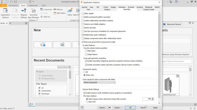 Setting Metric Options in Inventor смотреть онлайн