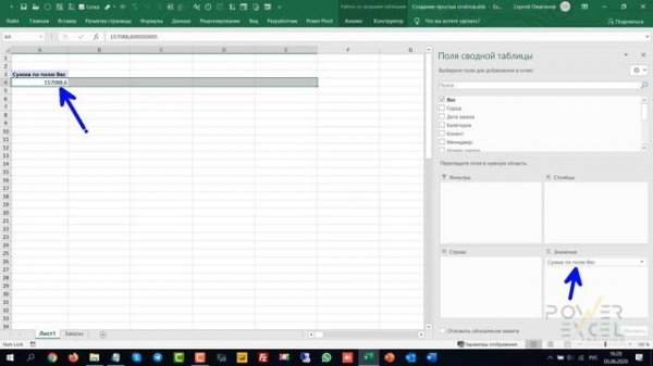 Сводные таблицы в Excel (Pivot Table): создание простых отчётов (Часть 1)