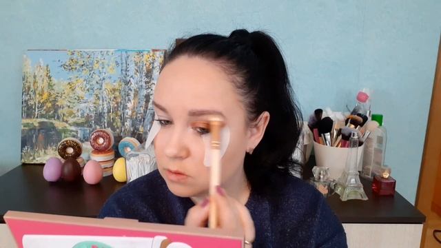 Макияж с палеткой от Makeup Revolution Coffee. смотреть онлайн