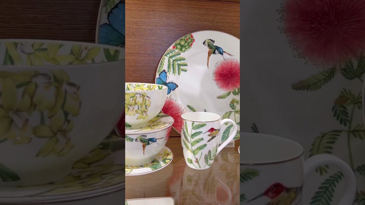 ПОСУДА С ЦВЕТОЧНЫМ ДЕКОРОМ БУДЕТ ЧУДЕСНО СМОТРЕТЬСЯ НА ВАШЕЙ КУХНЕ. смотреть онлайн