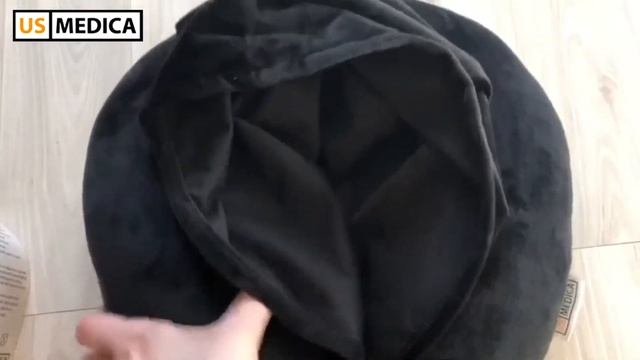 Лучшая подушка для путешествий US MEDICA US-A Plus. Подушка для шеи в самолет