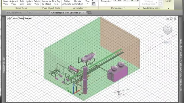 Autodesk AutoCAD Plant 3D 2014 смотреть онлайн