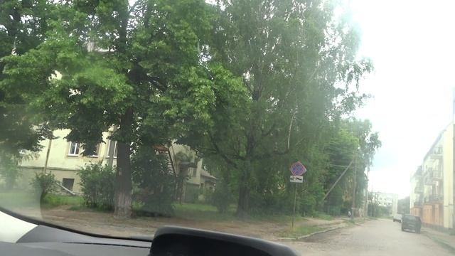 Едем с сыном по Советску на машине смотреть онлайн