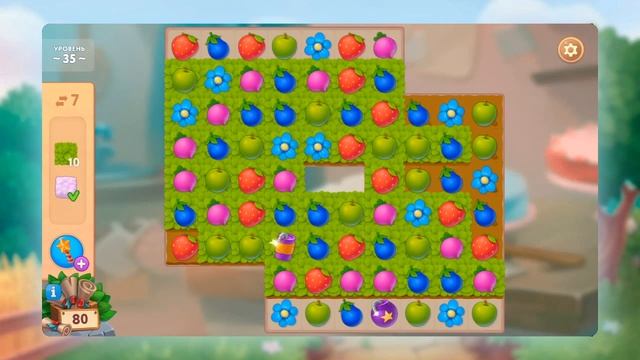 #3  Волшебное приключение: Три в ряд. Прохождение.