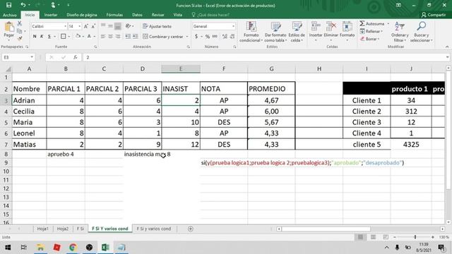 Clase Excel 8 de mayo - Presentación y Función Si смотреть онлайн